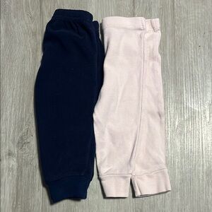 3/$20 Carters Kids' Navy and Pink Bottoms size 6-9M